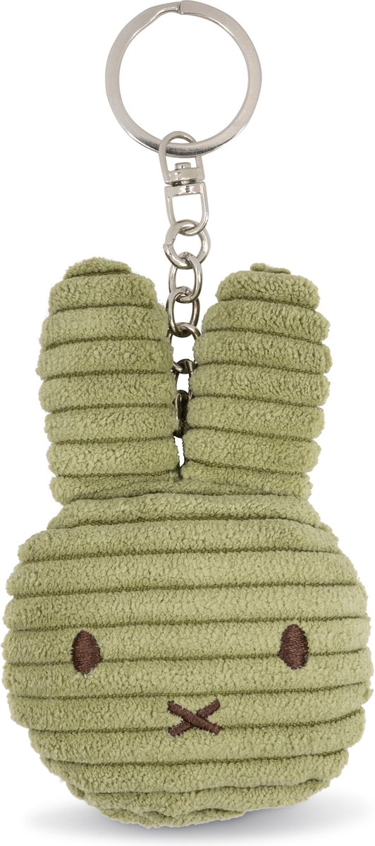 Bon Ton Toys Nijntje - Flat Keychain ECO Corduroy Olive Green - 10 cm - 4