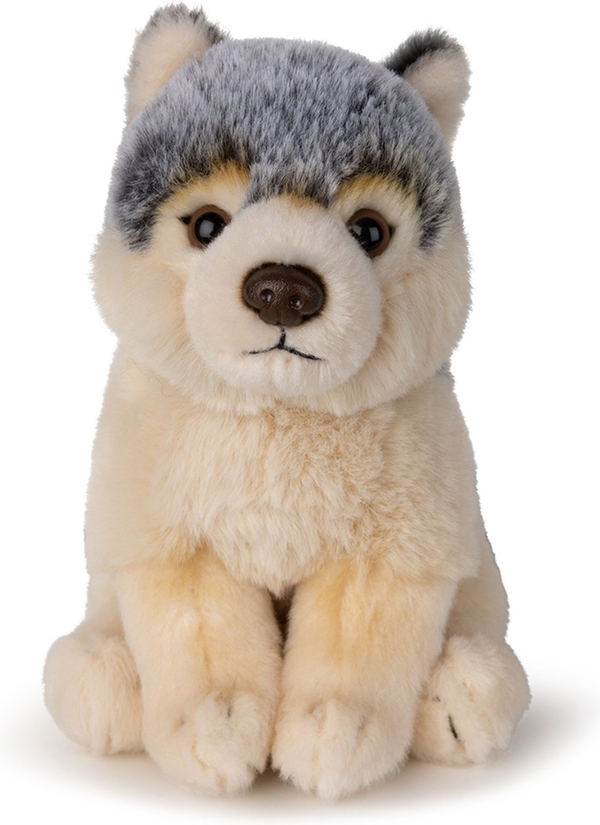 Bon Ton Toys x WWF - ECO - Wolf zittend - 15 cm - 6
