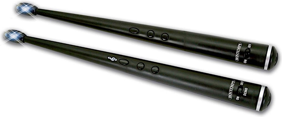 Bontempi Digitale Drumstokken Junior 41 Cm Zwart