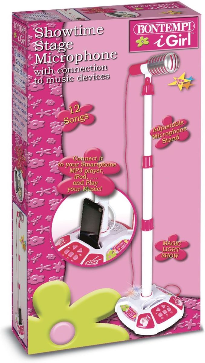 Vintage microfoon met MP3 connectie iGirl