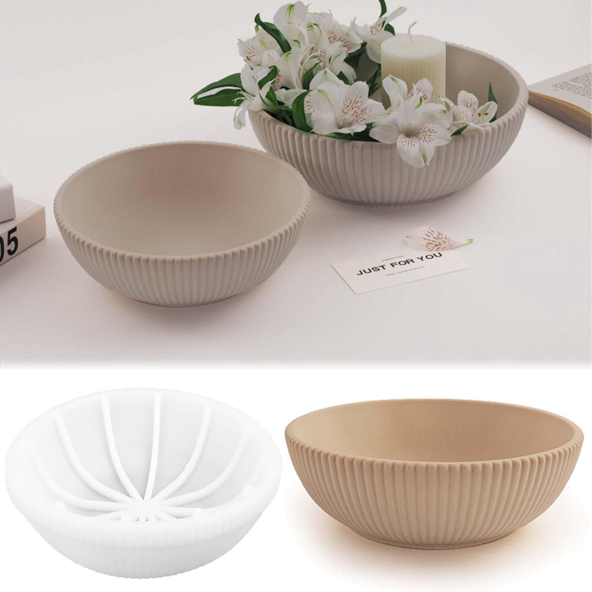 Boraboi ® Creatieve Ronde Siliconen Gietvorm voor Unieke Doe-het-zelf Huisdecoratie