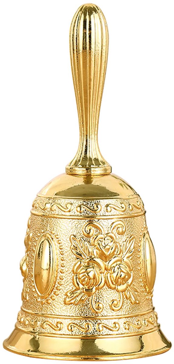 Boraboi ® Verfijnde Klassieke Metalen Tafelbel voor Diverse Gebruiken in Huis en Bedrijf