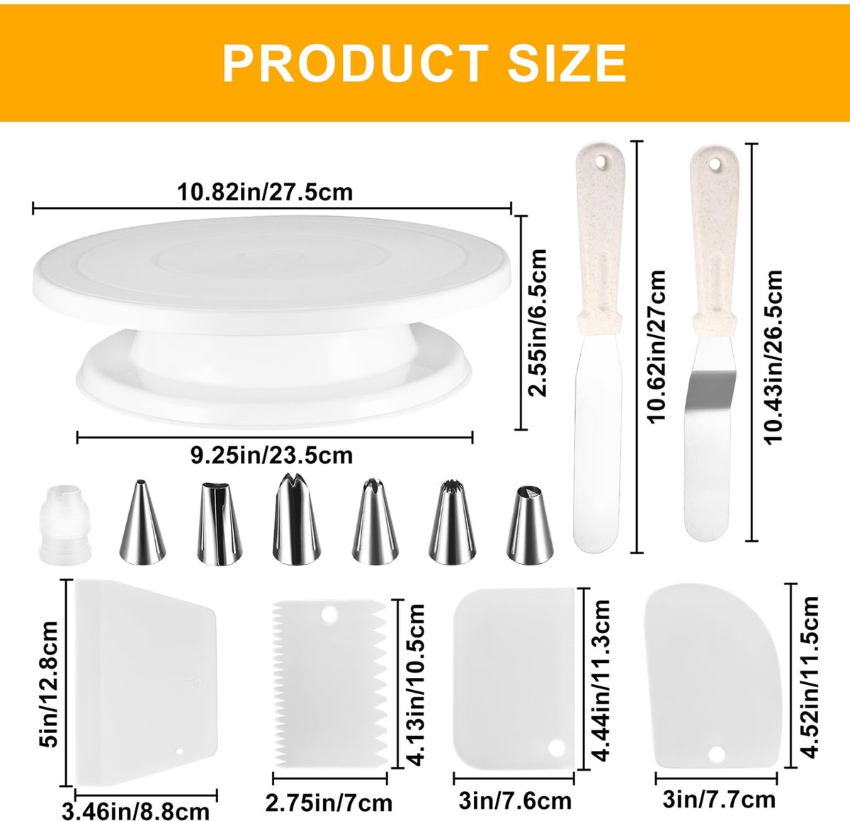 Boraboi® Complete Set voor Taartdecoratie m10