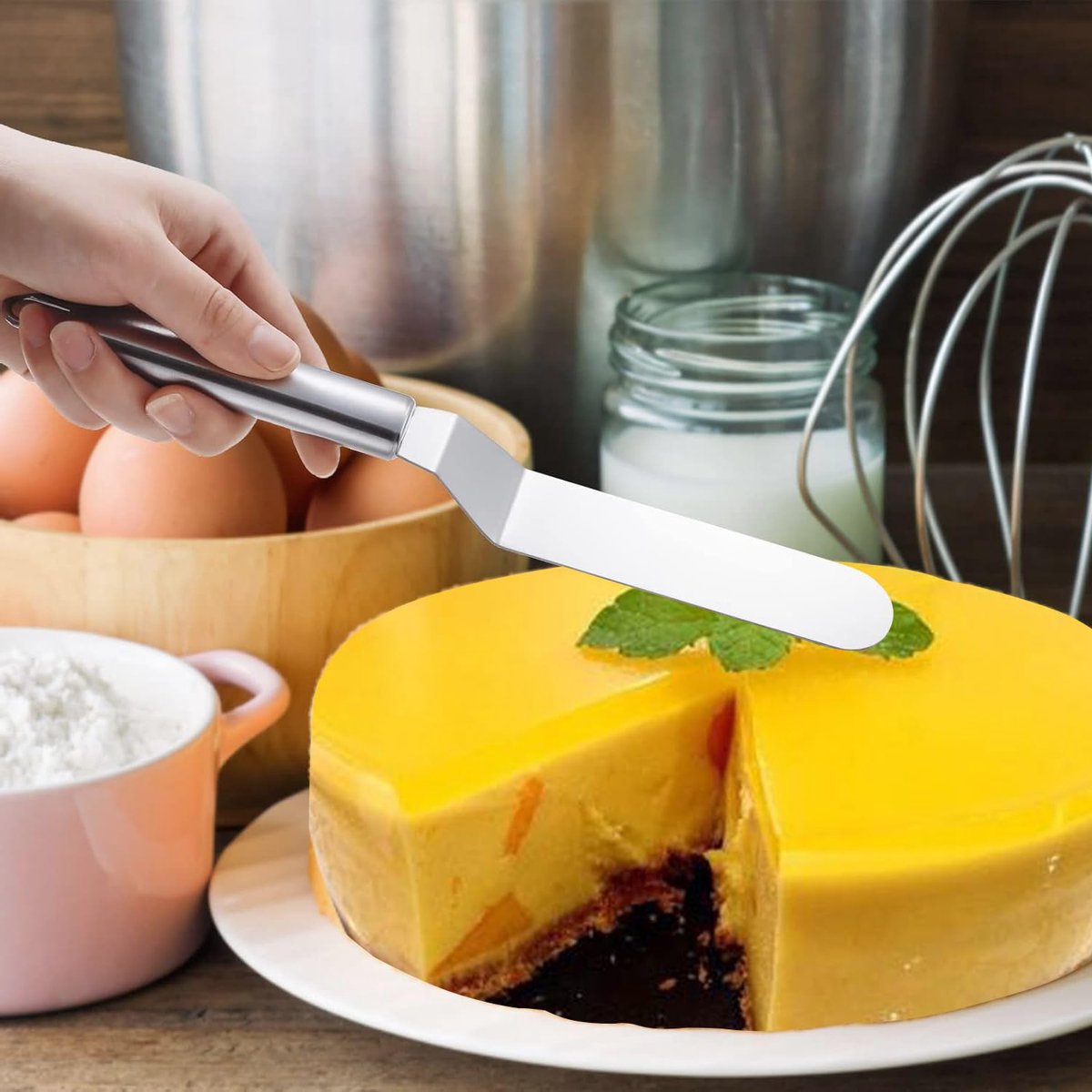 Boraboi® Roestvrijstalen Taartspatelset voor Perfecte Taartdecoratie en Veelzijdig Gebruik