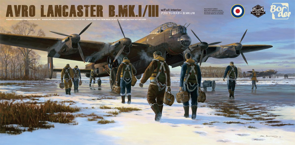 1:32 Border Model BF010 Avro Lancaster B.Mk.I/III - Full Interior Plastic kit