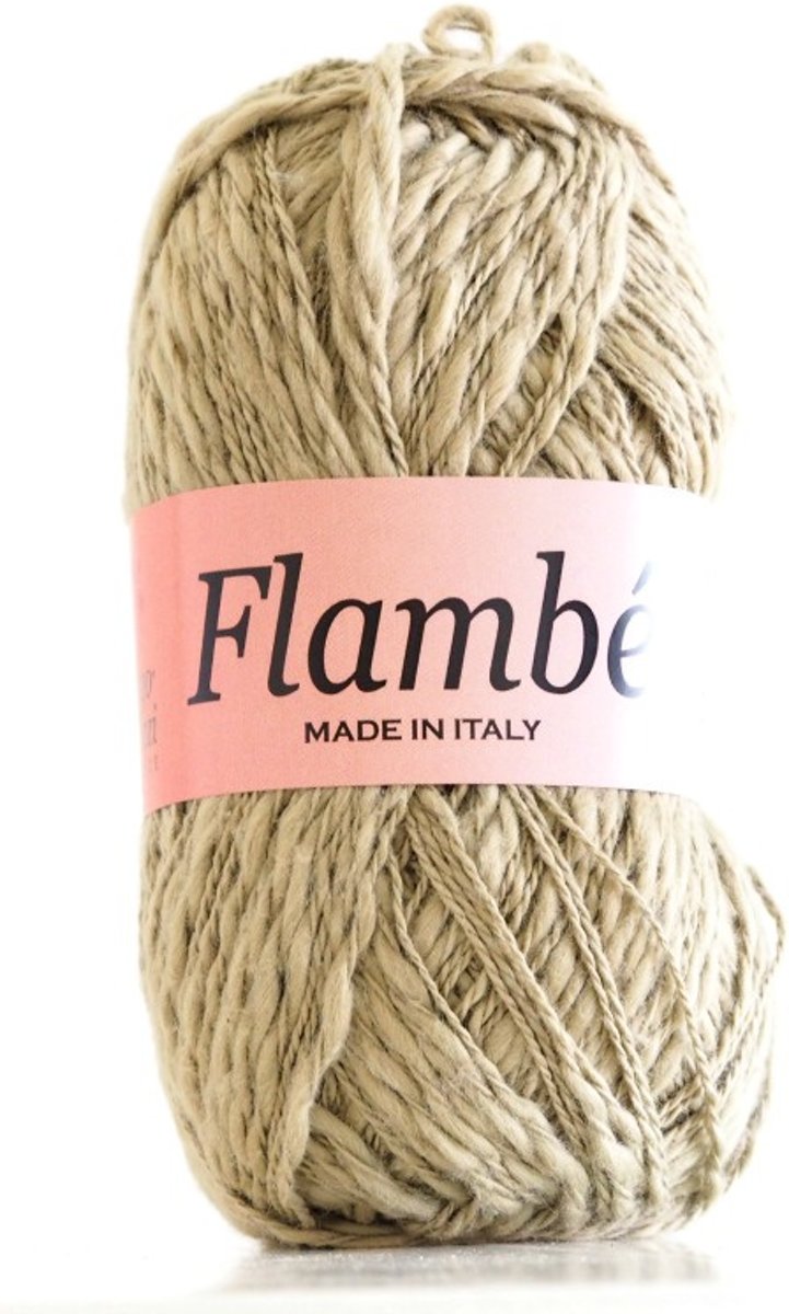 Borgo de Pazzi Flambe - 20 Olijfgroen. PAK MET 10 BOLLEN a 50 GRAM. KL.NUM. 170042