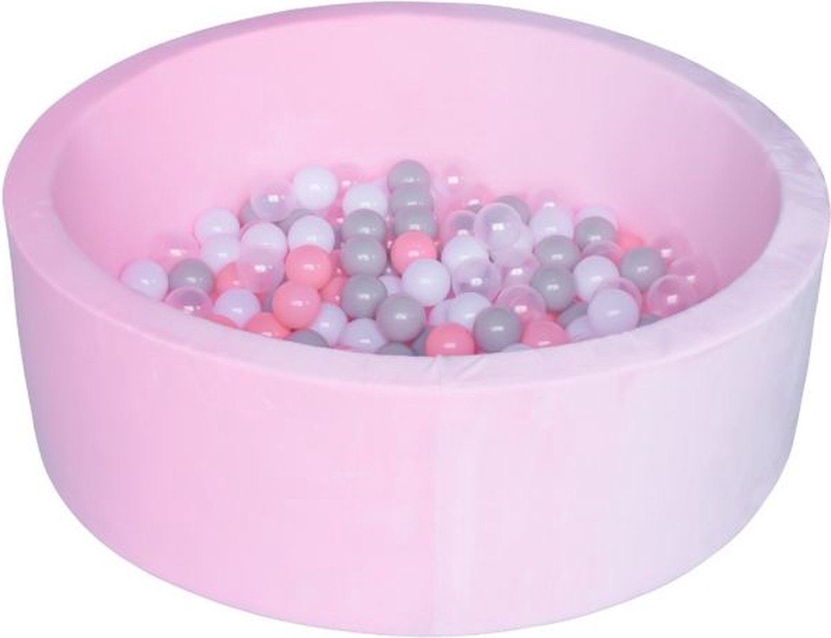 Born Lucky Ballenbak / Ballenbad - 90 x 30 x 5 cm & 200 Ballen Ø6 cm- Velvet Roze