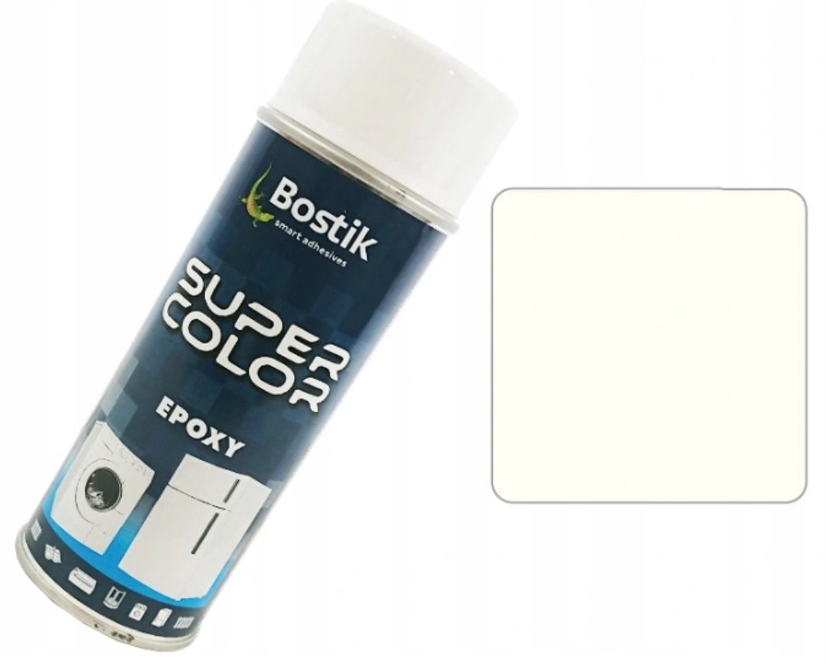 Epoxy spuitverf voor emaille Super kleur 0,4l wit