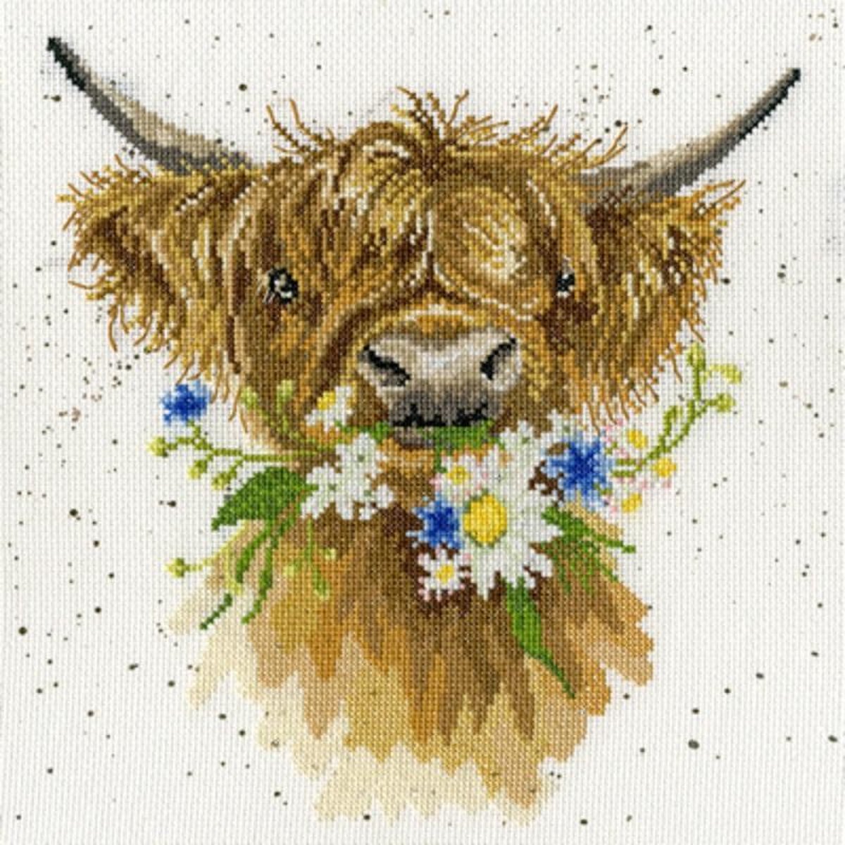 Borduurpakket DAISY COO - HANNAH DALE - BOTHY THREADS