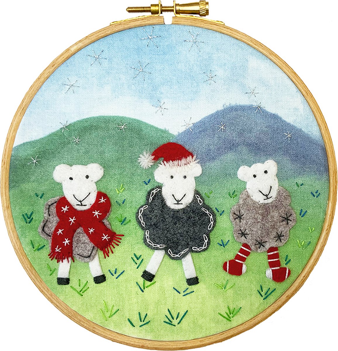 Bothy Threads Woolly Jumpers Vilt borduren (pakket) EFE1