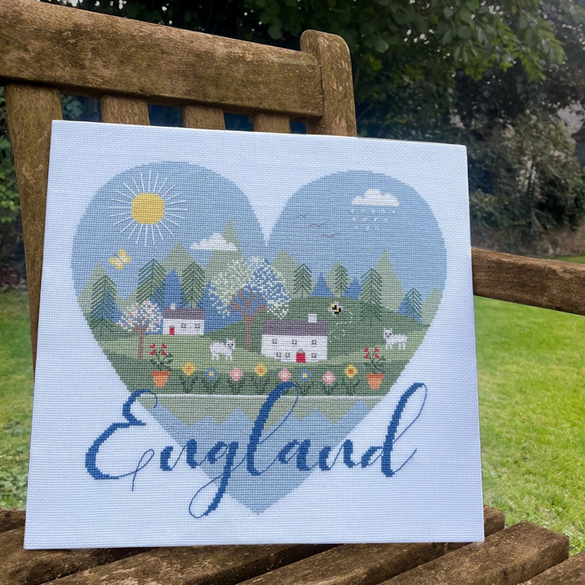 Bothy Threads borduurpakket Heart of England XHY9 telpatroon