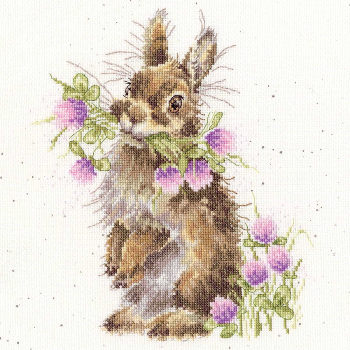 Bothy Threads borduurpakket head clover heels - konijntje XHD139 telpatroon