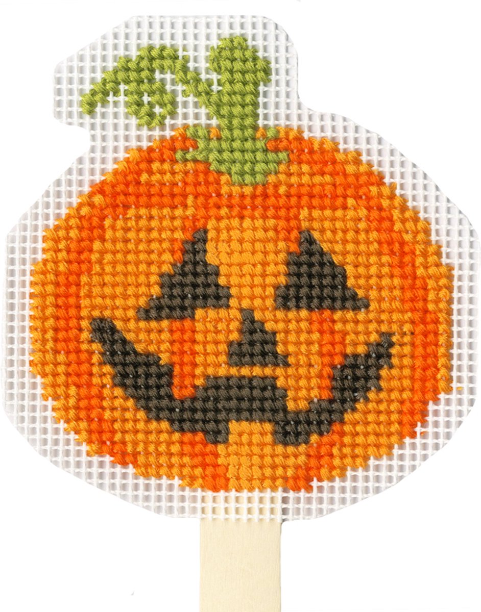 Bothy Threads kids borduurpakket spooky - pompoen HOP5 telpatroon