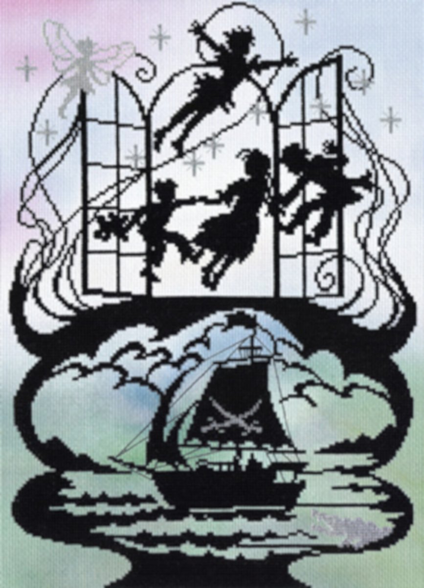 Fairy Tales: Peter Pan Aida Bothy Threads Telpakket XFT6P