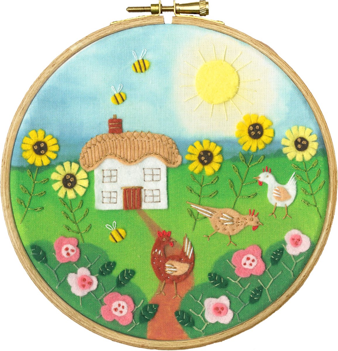 Vilt borduurpakket Bothy Designs - Free To Roam - Bothy Threads