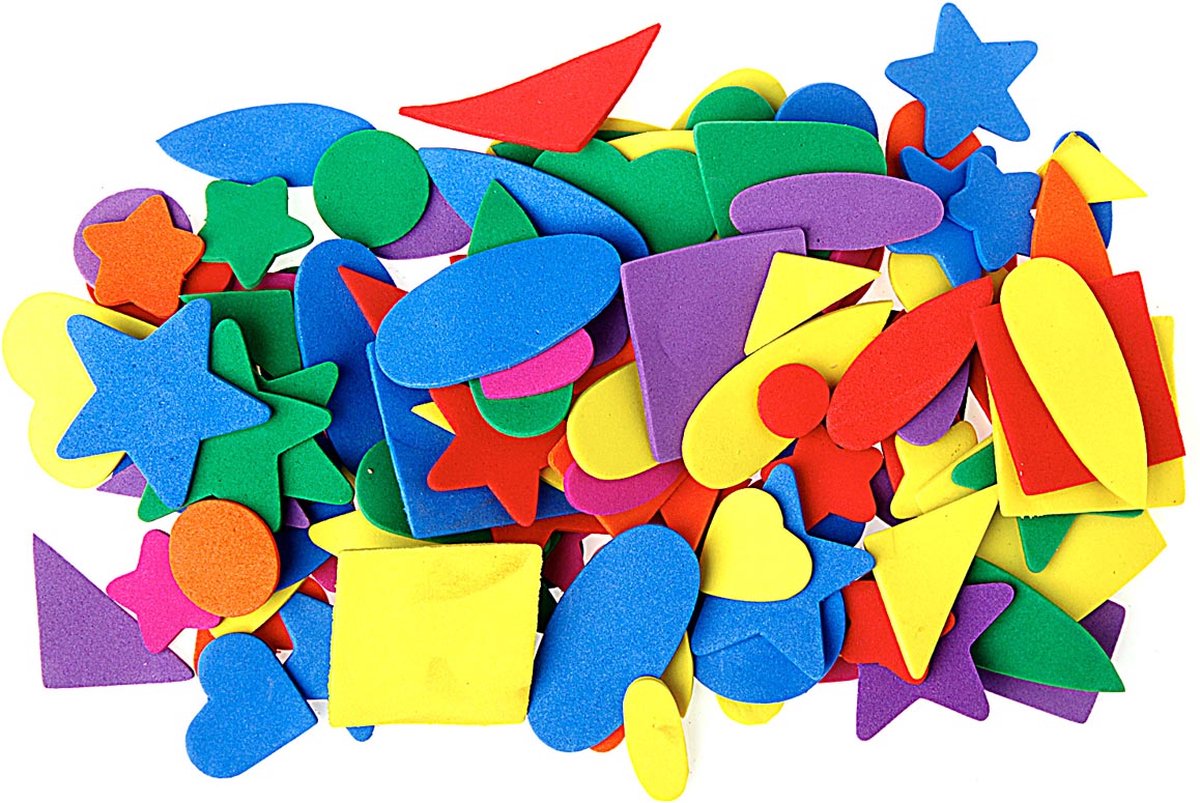 Bouhon Mosgummi figuren geassorteerde vormen, 120 stuks