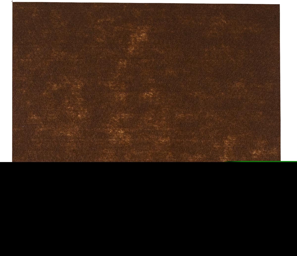 Bouhon viltpapier A4, pak van 10 vellen, bruin