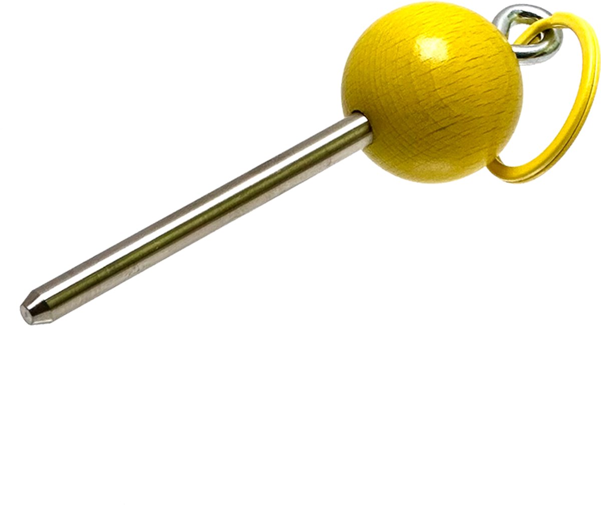   - Jeu de Boules - Traceur de terrain - kleur geel - V2A roestvrij staal