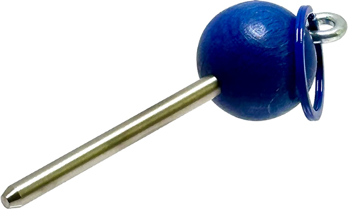   - Jeu de Boules - Traceur de terrain - kleur marijnblauw - V2A roestvrij staal