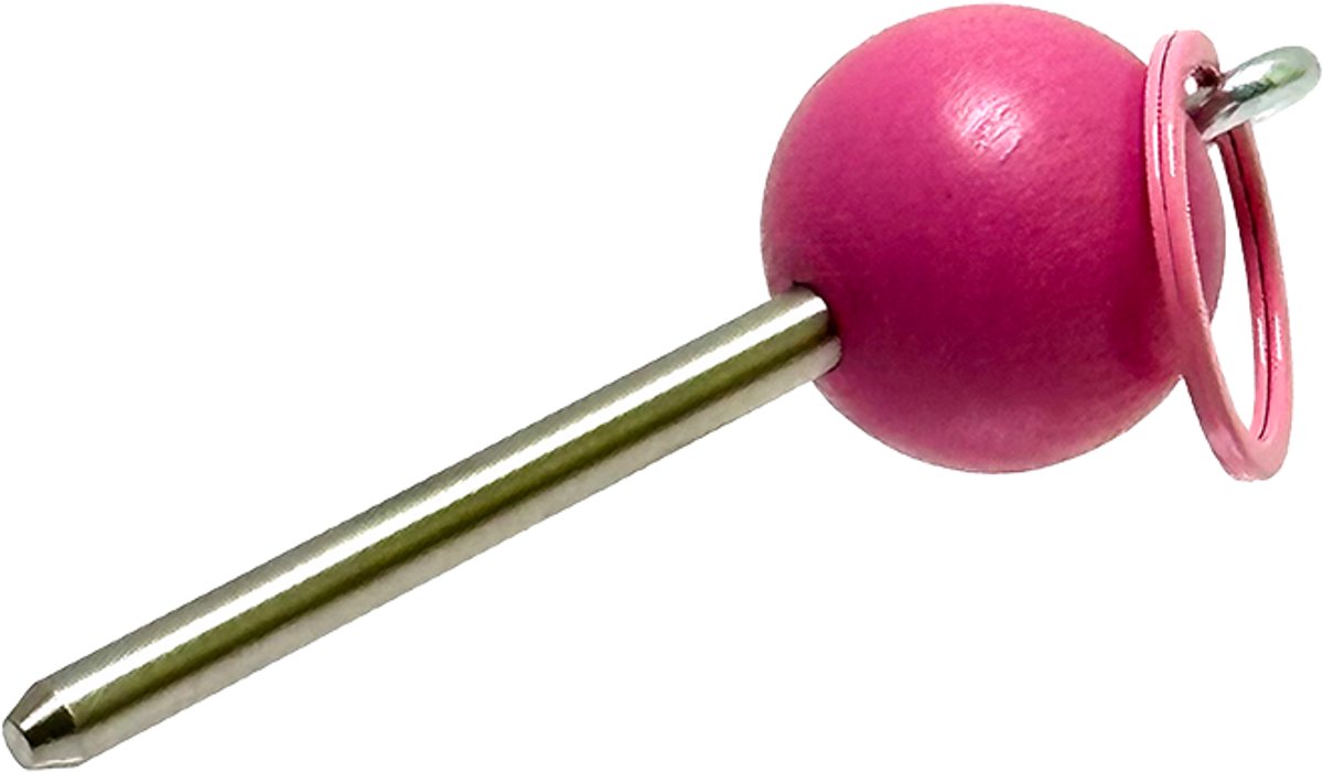   - Jeu de Boules - Traceur de terrain - kleur violet-rose - V2A roestvrij staal