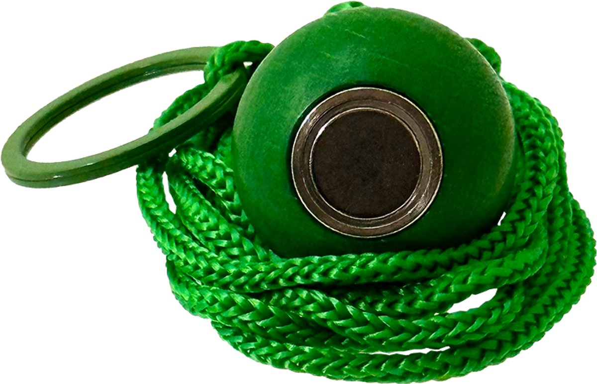   – Jeu de Boules - Magneet - Krachtige Magnetische bouleopraper donkergroen in de vorm van but met koord – 4 kg