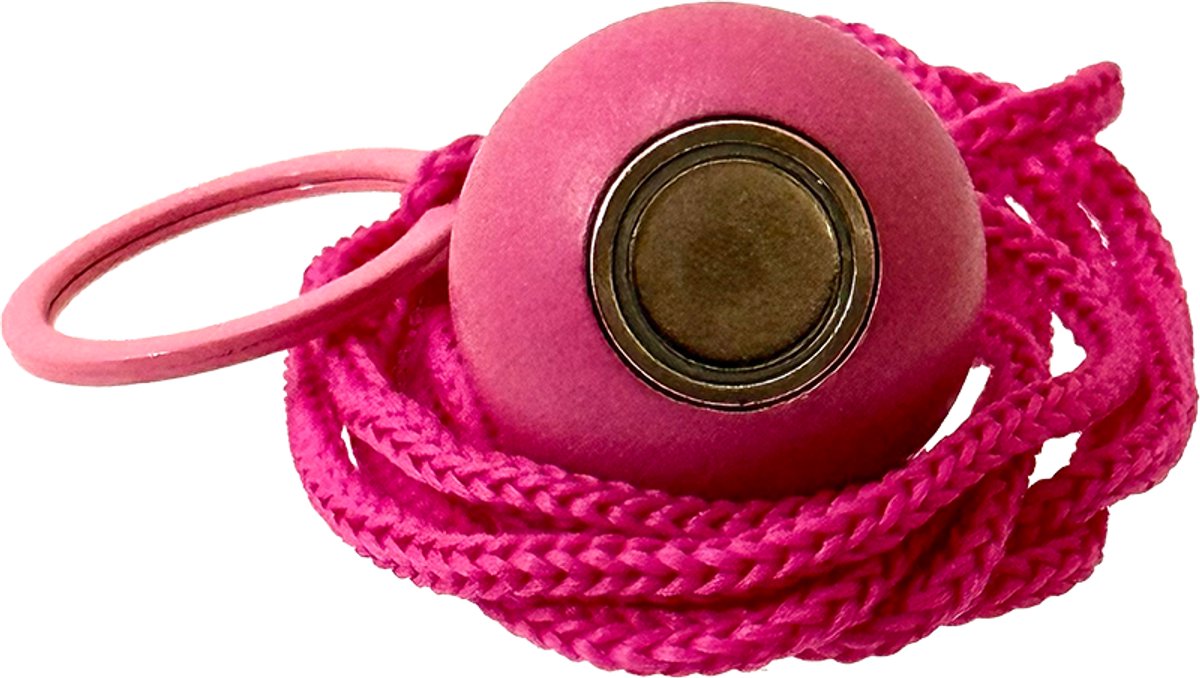   – Jeu de Boules - Magneet - Krachtige Magnetische bouleopraper violet-rose in de vorm van but met koord – 4 kg