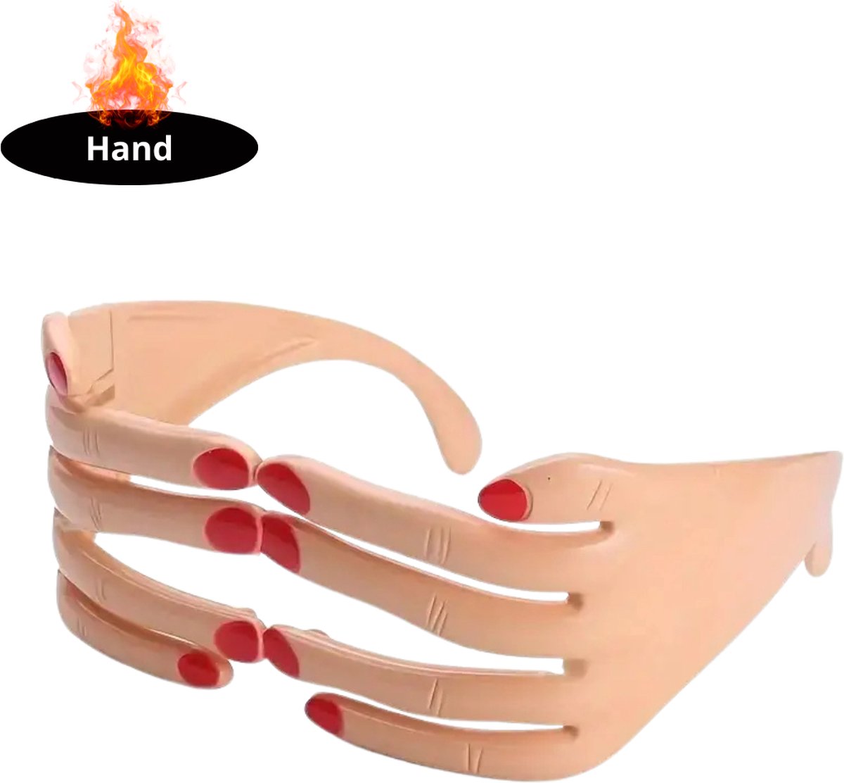 Bovista - Festival Bril - Rave - Space - Techno - Freaky Glasses - Heren - Dames - Zonnebril - Hand