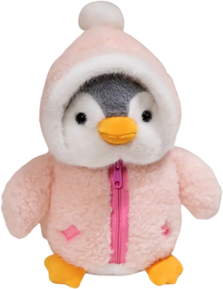 Bovista Knuffel - Knuffelbeer - Knuffeldoekje - Groot - Meme - Baby - Pinguin - Stuffed Animal - Plushie - Plush - Dier - Roze