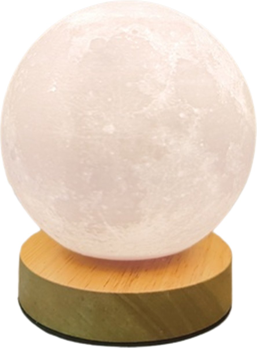   Zwevende Maanlamp -   Magnetisch - Magnetische Maan Lamp - Moon - Moonlamp - Zwevend - Sterrenhemel - 15 CM Dimmend