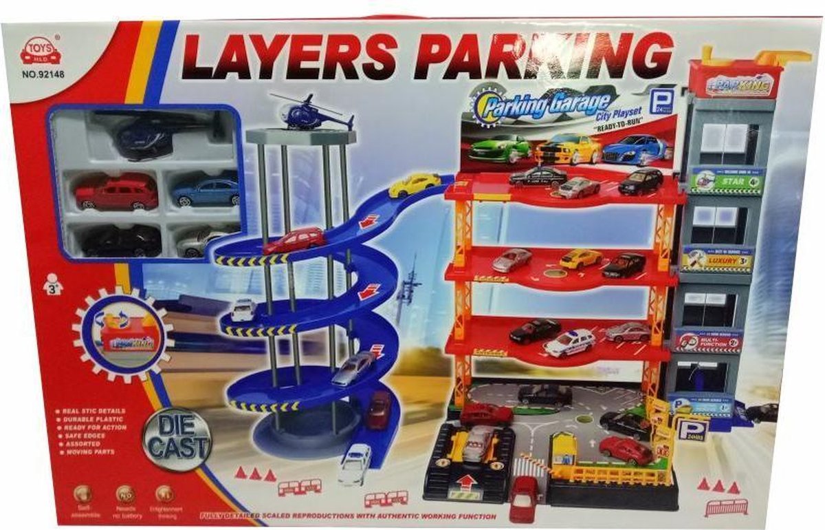 Parkeergarage met zijtoren Die Cast