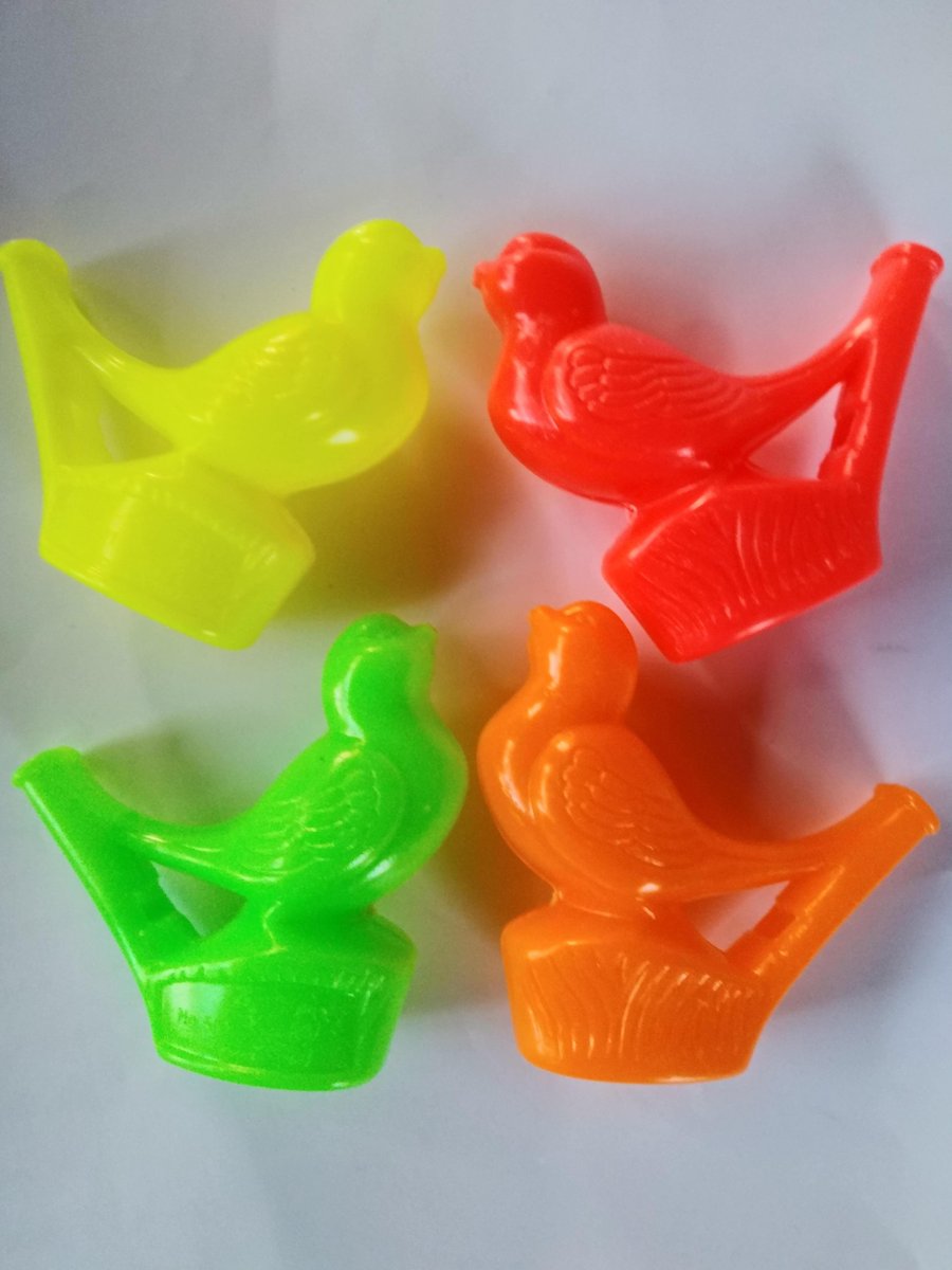 WATERVOGELFLUIT ASSORTI 4 KLEUREN  4 STUKS