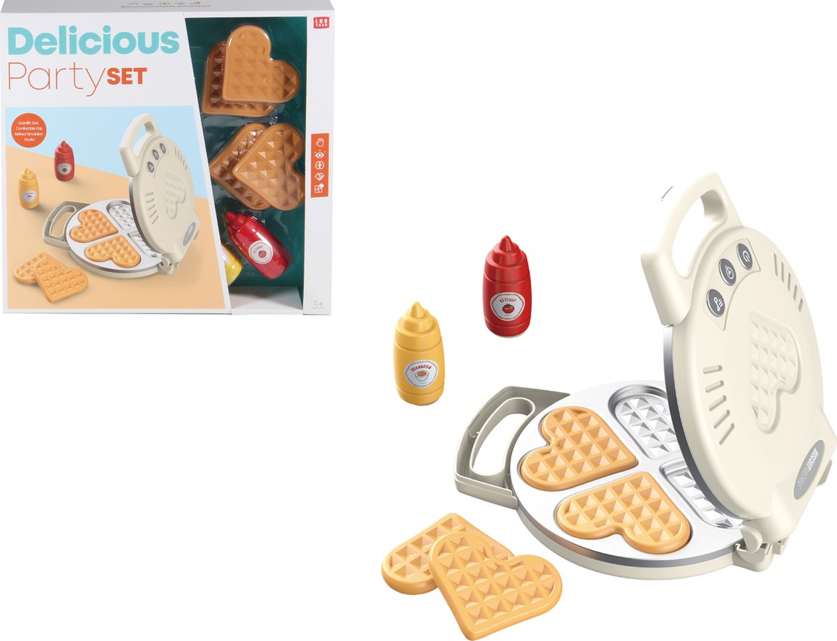 Wafelijzer met geluid.