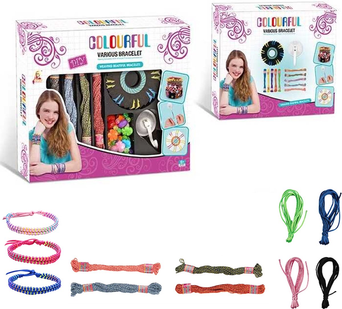 DIY Bracelet - Kralen armbanden DIY set - Handgeweven Mix Stijl Verschillende Ontwerp Voor Pols Enkelband