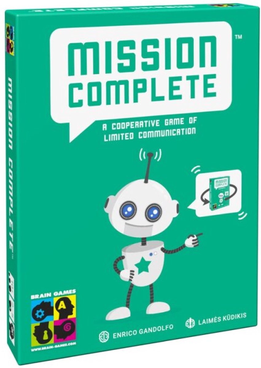 Brain Games breinspel Mission Complete Engels - uitdagend puzzelspel.
