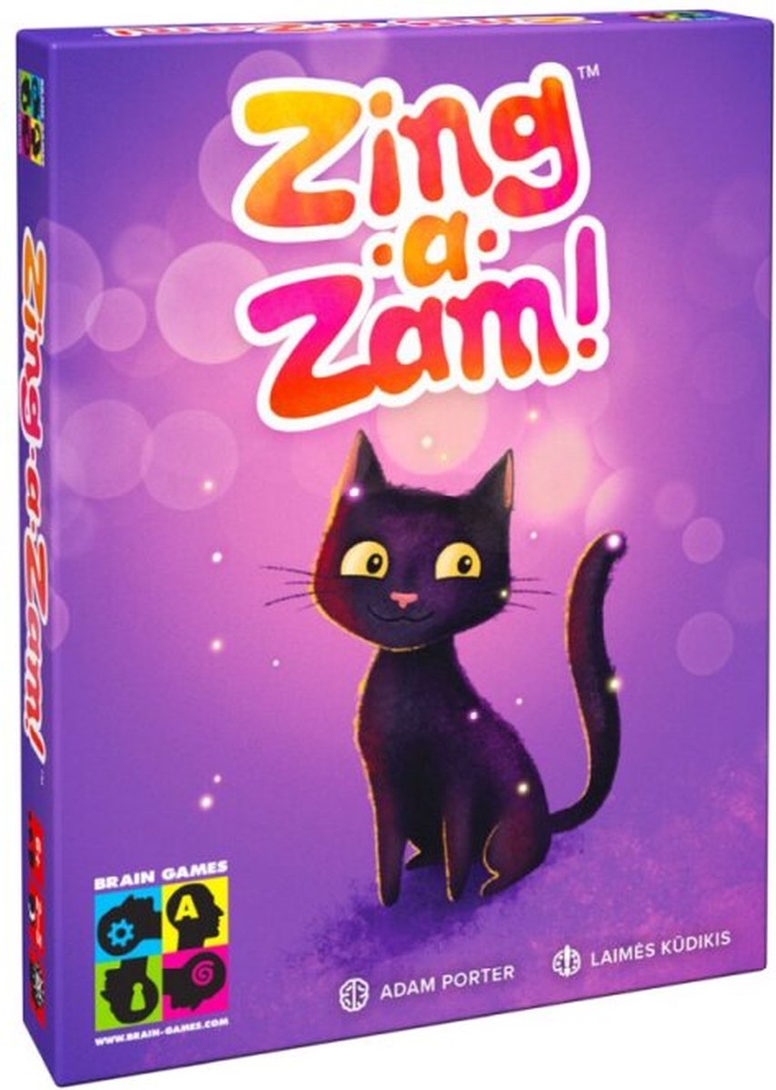 Brain Games kaartspel Zing-a-Zam educatief spel voor kinderen.