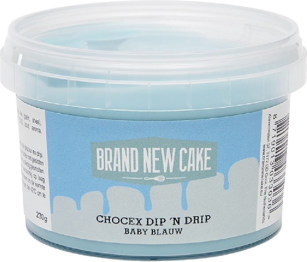 BrandNewCake® Chocex Dip n Drip Baby Blauw 270gr - Cake Drip - Taartdecoratie - Taartversiering