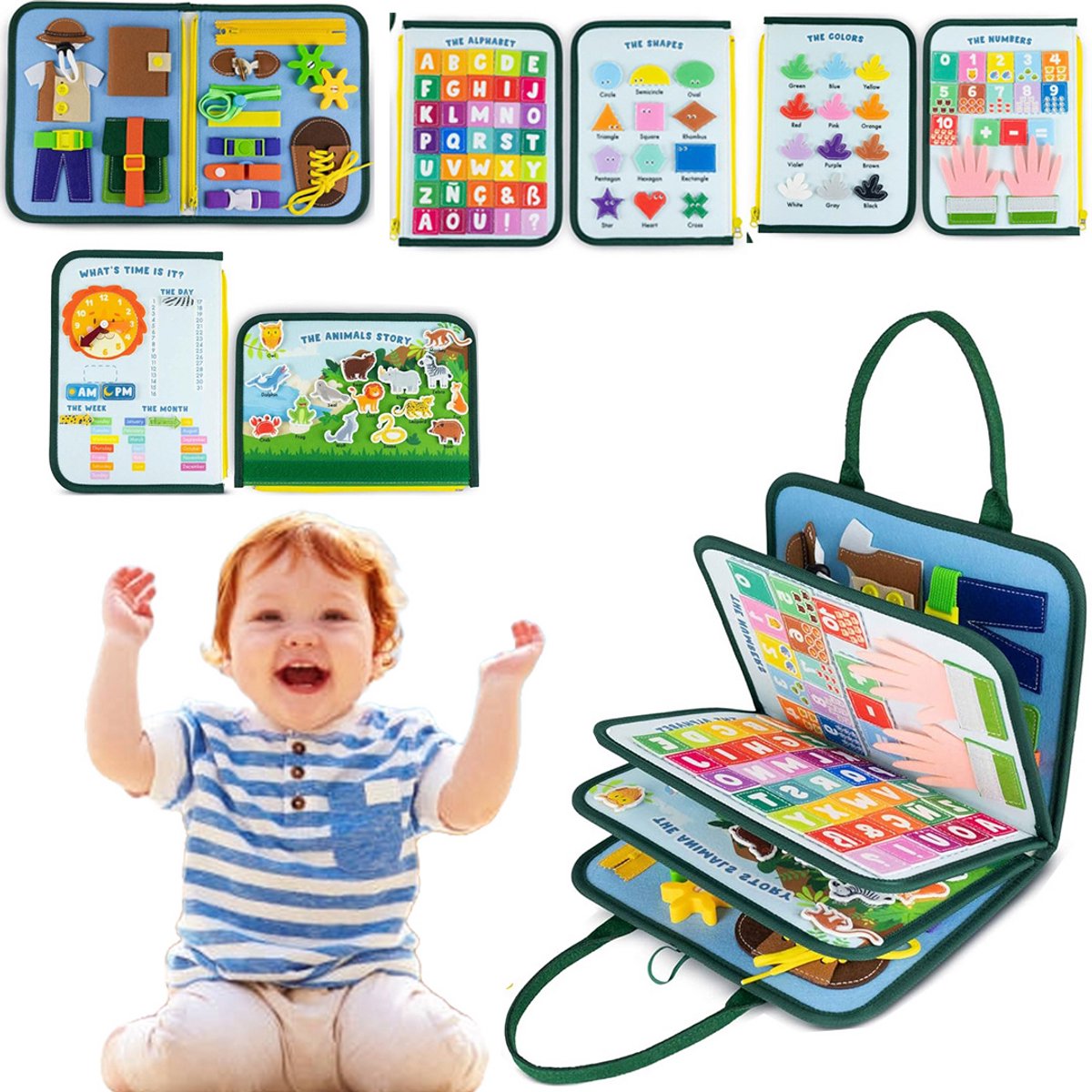 DailySupplies Speelgoed 2 Jaar - Kinderspeelgoed Jongens - Educatief Speelgoed Meisjes - Speelkoffer