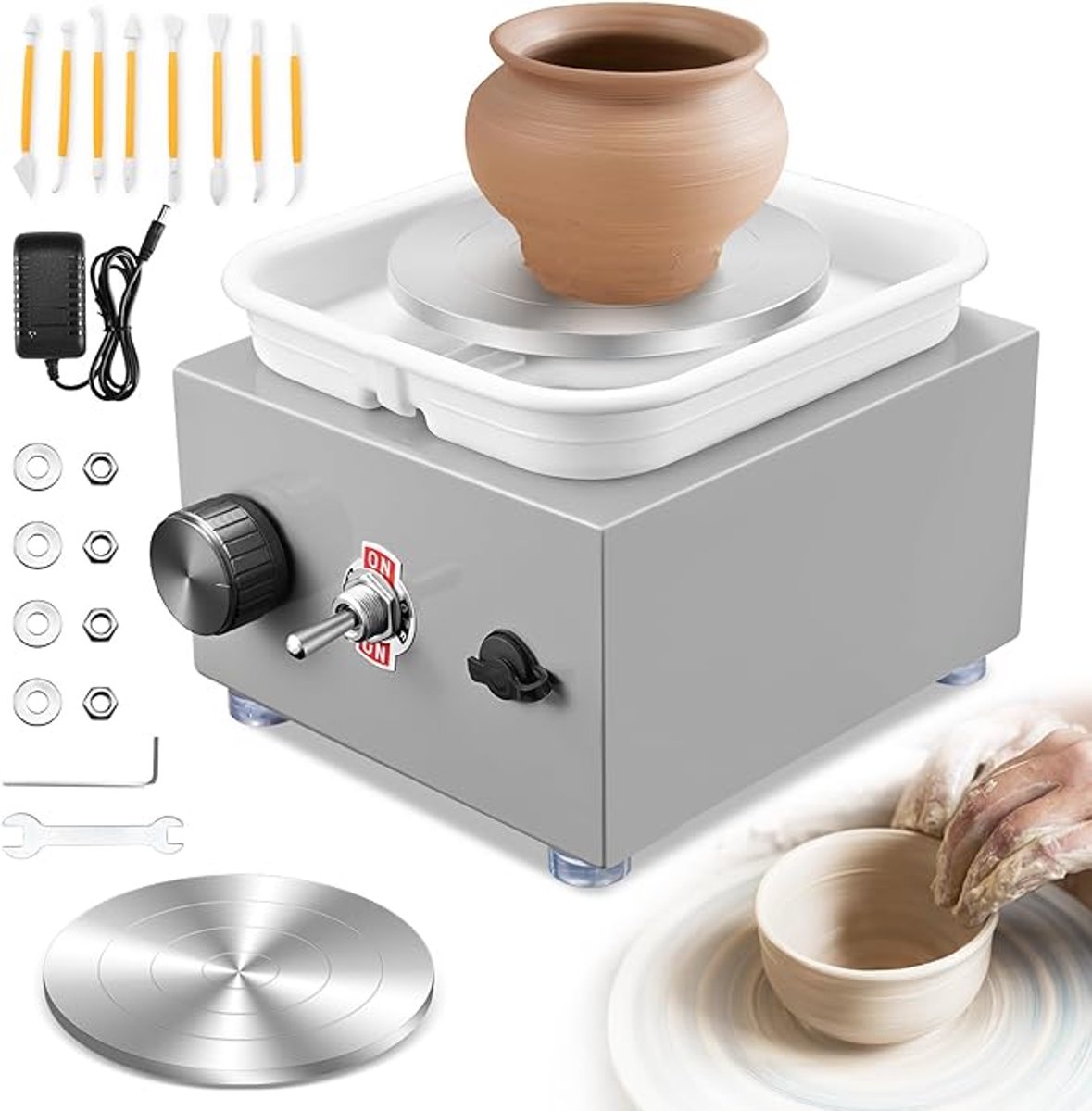 Pottenbakkersschijf - Pottenbakken Draaischijf - Boetseerschijf Kinderen & Volwassenen