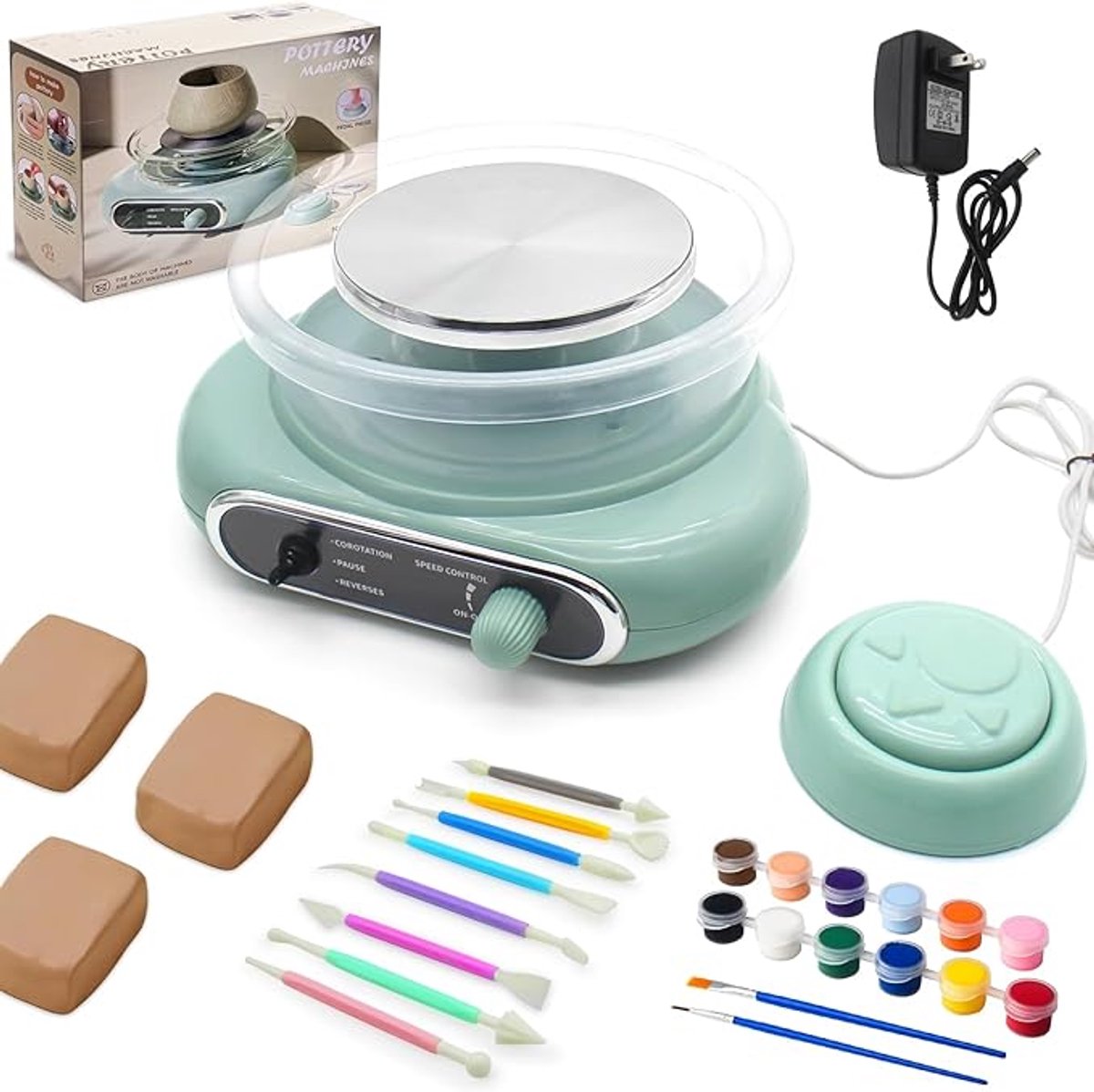 Pottenbakkersschijf - Pottenbakken Draaischijf - Boetseerschijf Kinderen & Volwassenen