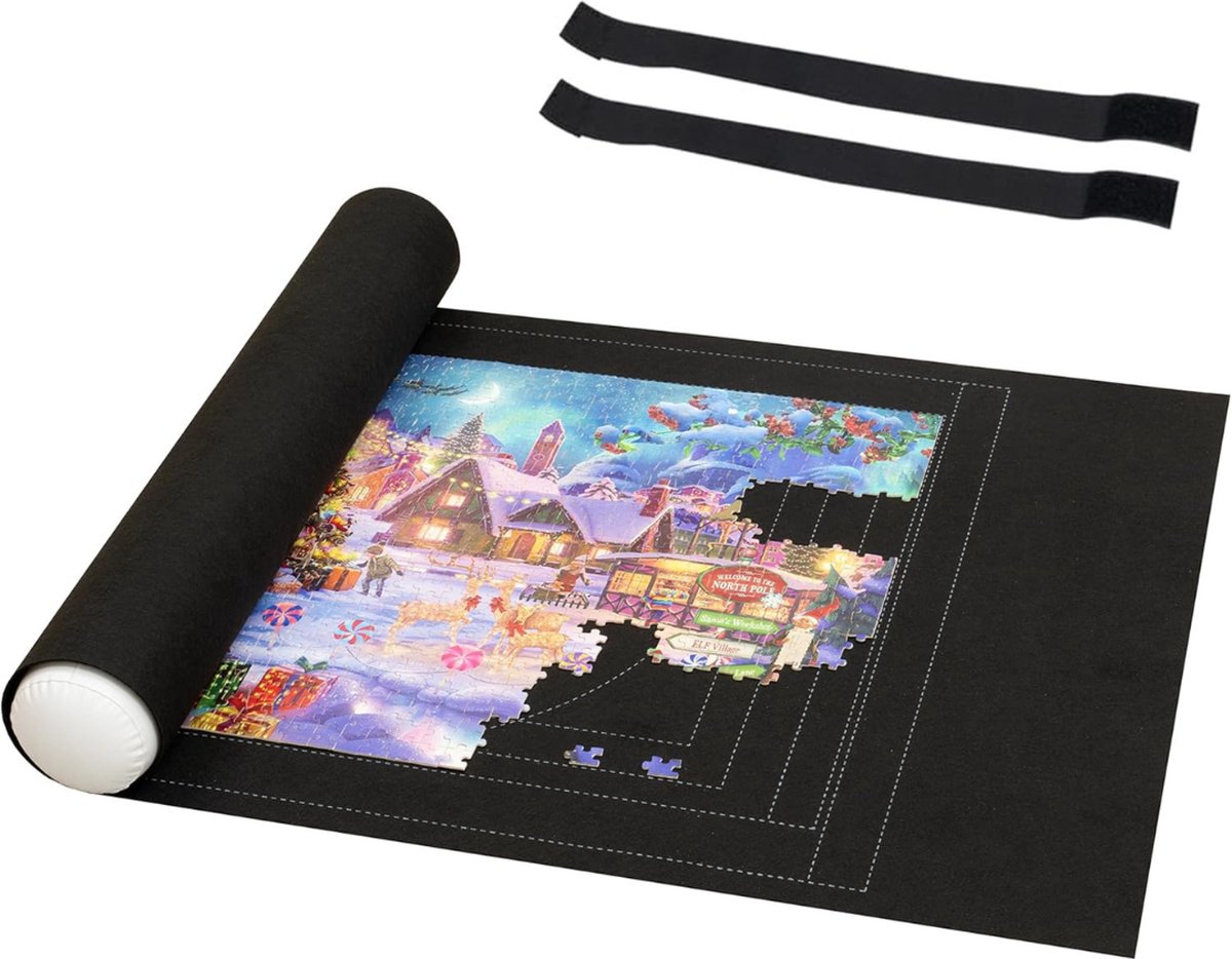 Puzzelmat voor 1500stukjes - Puzzelmap met Accessoires - Puzzelbord - Puzzelmatten - Puzzelmat Volwassen en Kinderen - Geschikt voor legpuzzel 1500 Stuks