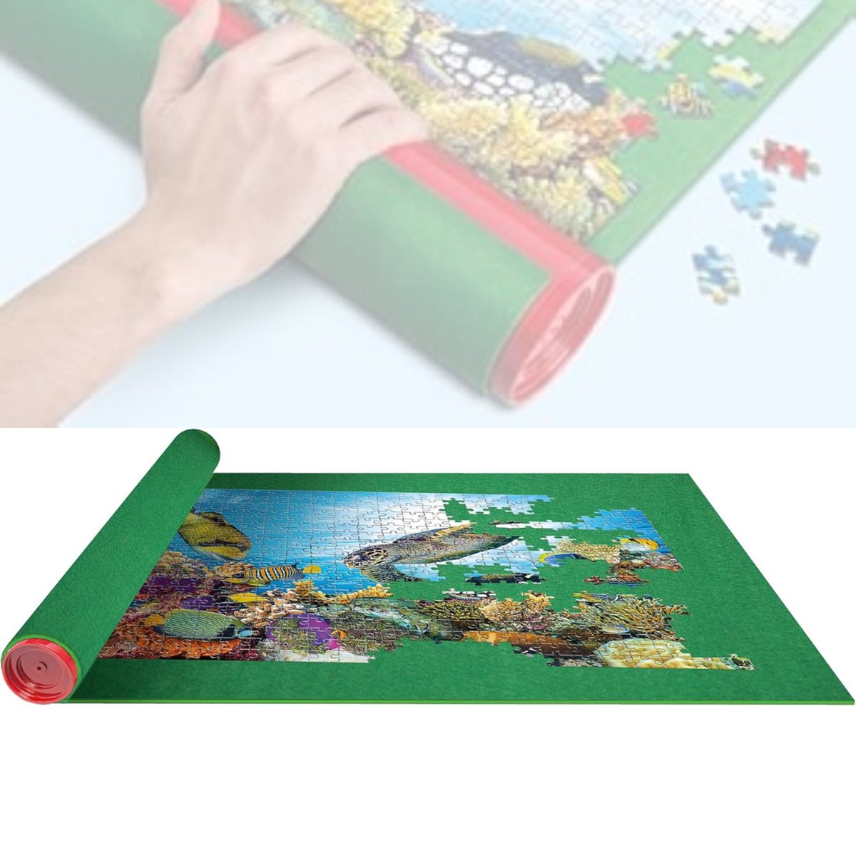 Puzzelmat voor 2000stukjes - Puzzelmap met Accessoires - Puzzelbord - Puzzelmatten - Puzzelmat Volwassen en Kinderen - Geschikt voor legpuzzel 2000 Stuks