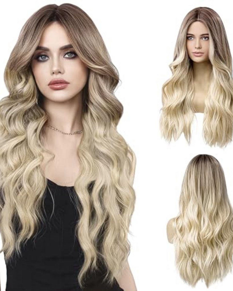 Top Kwaliteit Damespruik – Pruiken Dames - Hair Wig – Lang - Blonde