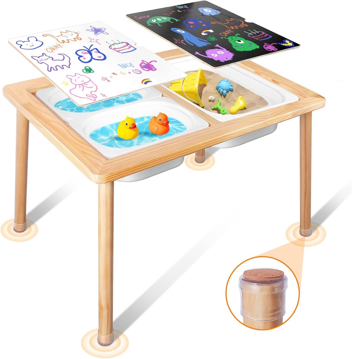 Kinderbureau - Kinder Tafel - Bruin