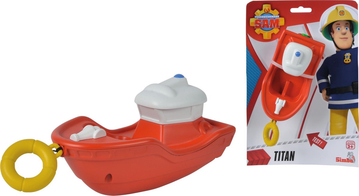 Brandweerman Sam - Opwindbare boot Titan