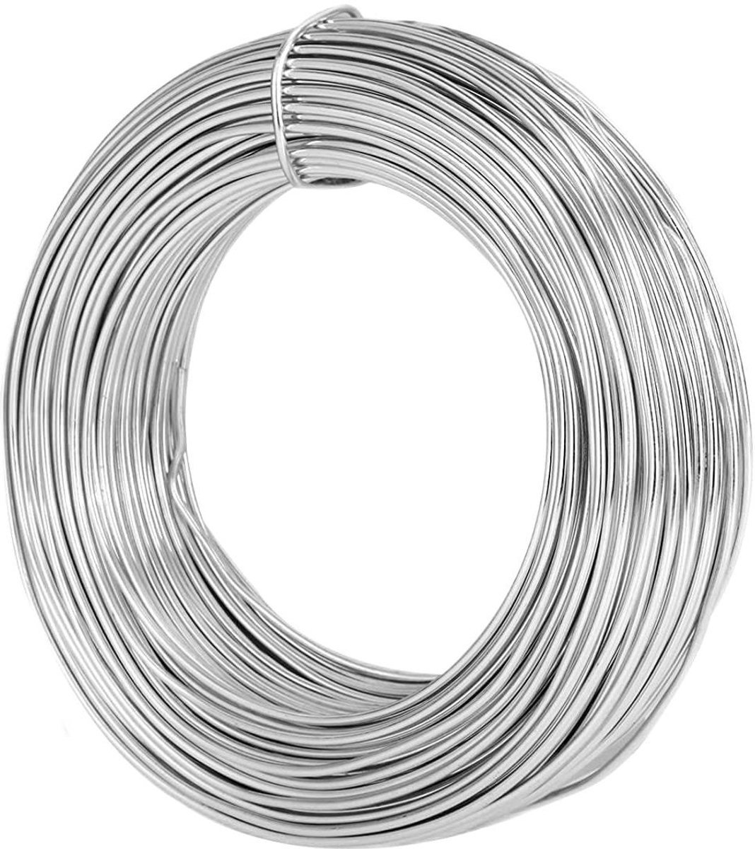 Brenzoos - Aluminiumdraad voor beeldhouwen en knutselen - 2 mm, 59 m lengte