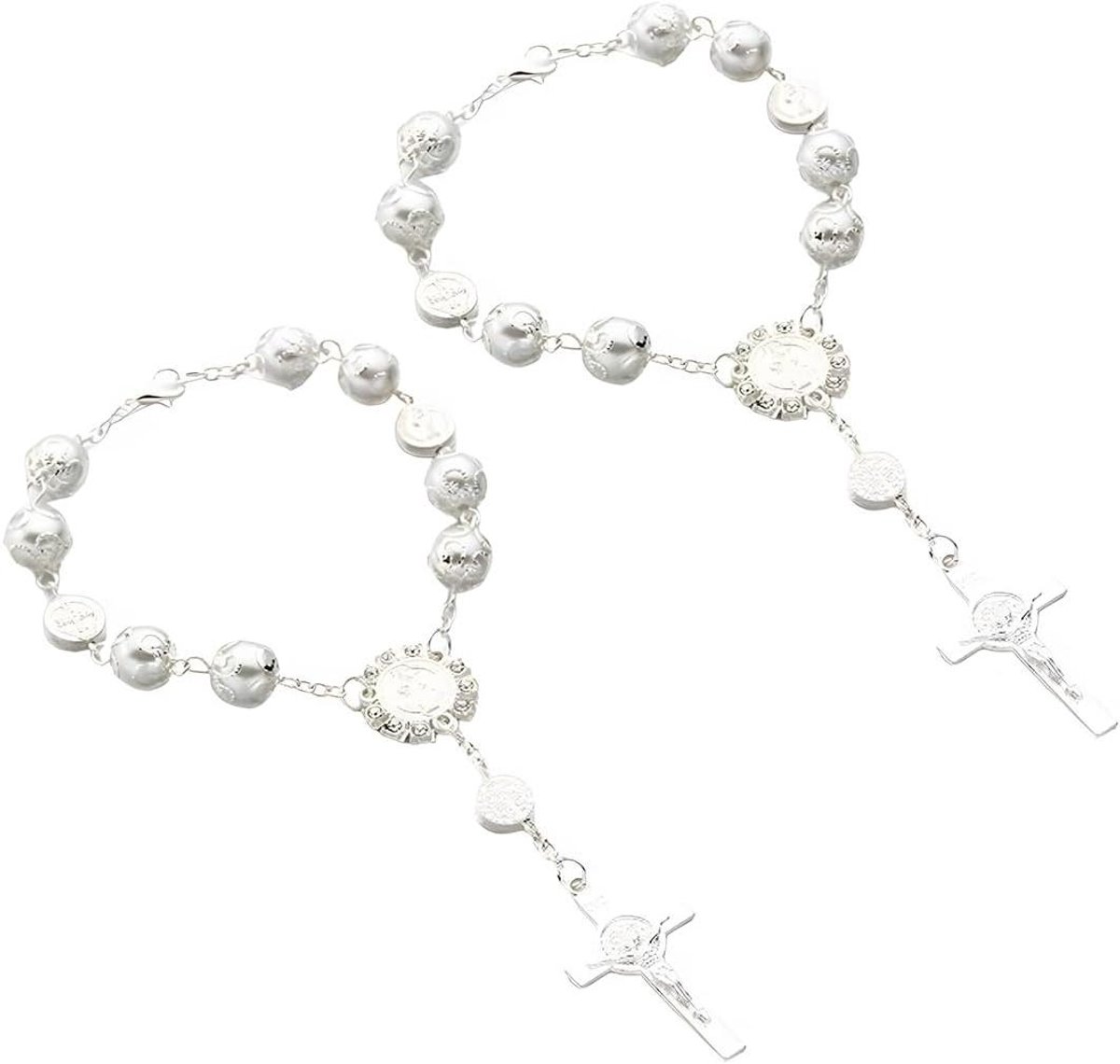 Brenzoos - Autorozenkrans voor achteruitkijkspiegel - kruishanger voor voertuigdecoratie - Fietsspiegel