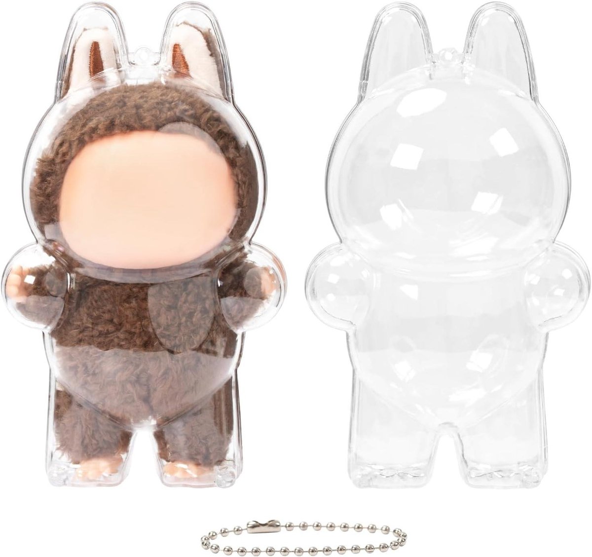   - Beschermhoes Figuree Doll Collector opbergdoos, stofdicht en krasbestendig, draagbare verzamelvitrine voor macaron-pluche poppen