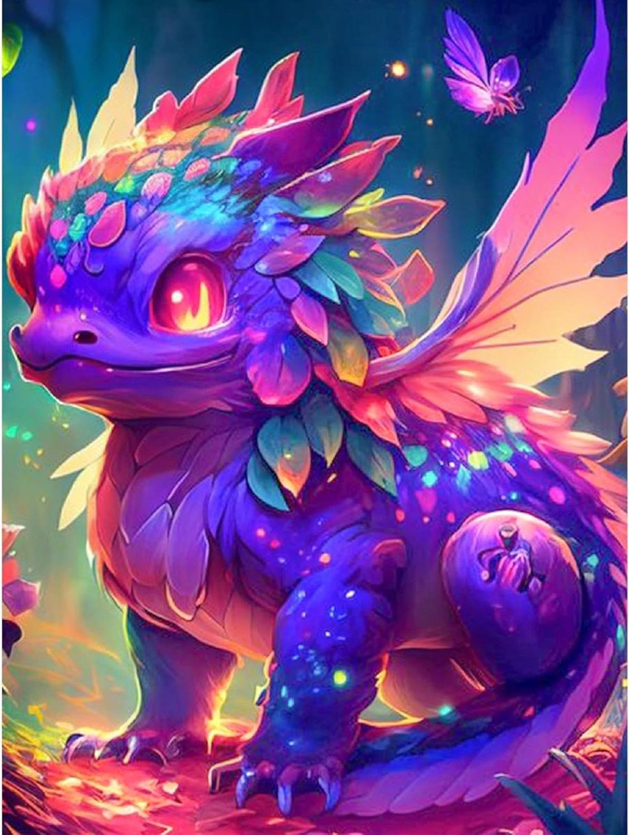 Brenzoos - Draak Diamond Painting Set voor Home Decoration 30x40cm