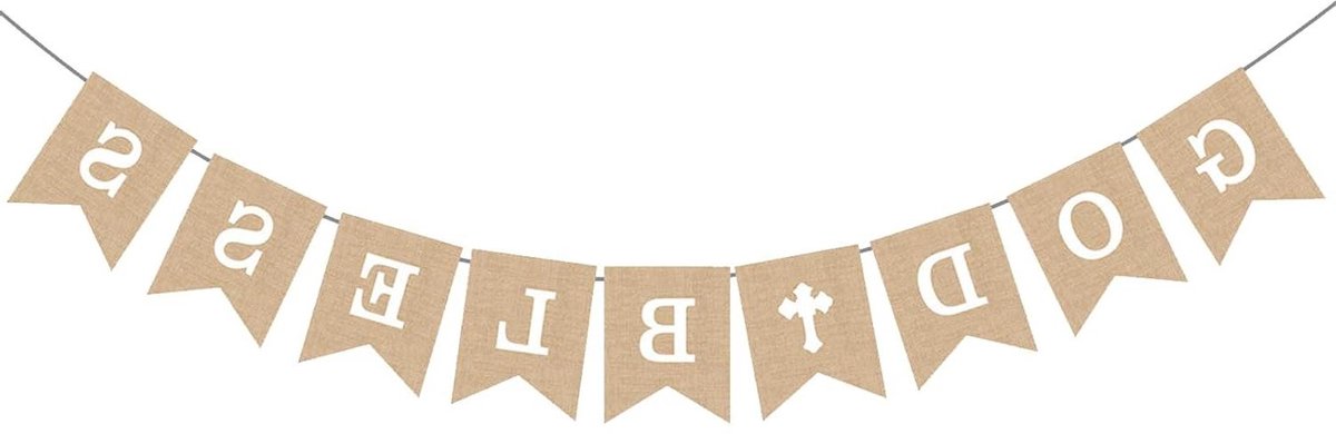   - Gott zegene-banner voor Eerste Communie en Doopfeesten - Veelzijdig en Elegant Design