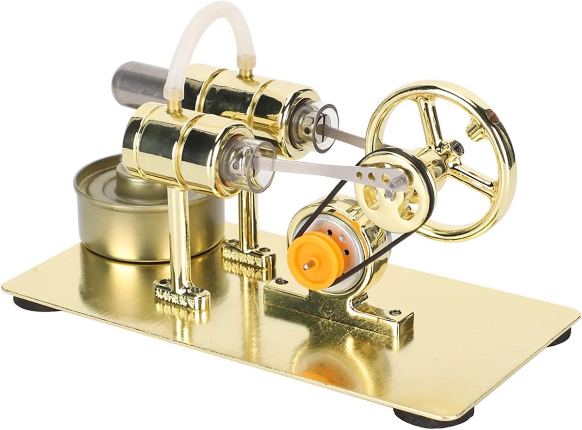 Brenzoos - Hete Lucht Stirling Engine Model Kit Physics Experiment Speelgoed voor Tieners - Experimenteerset
